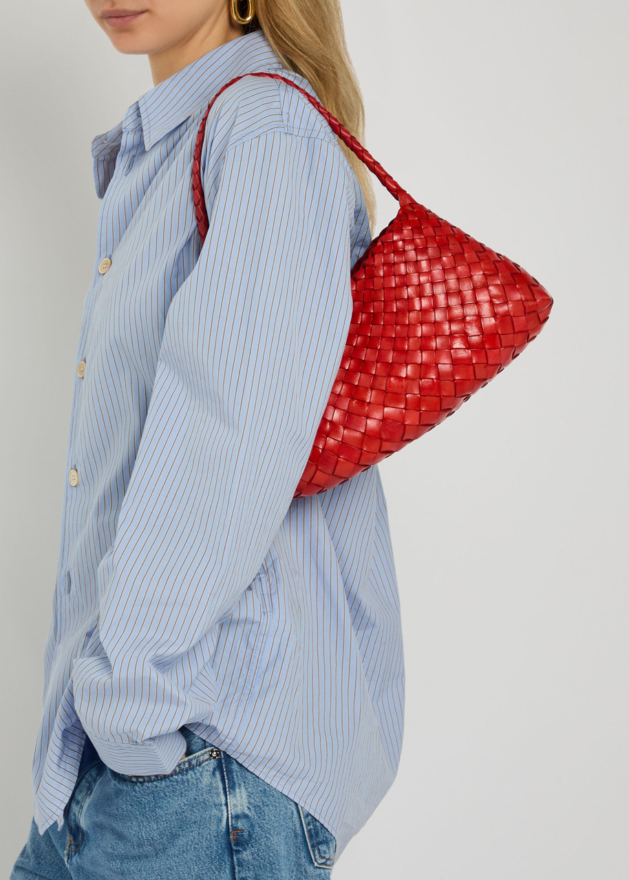 DRAGON DIFFUSION Rosanna woven leather shoulder bag | Harvey Nichols