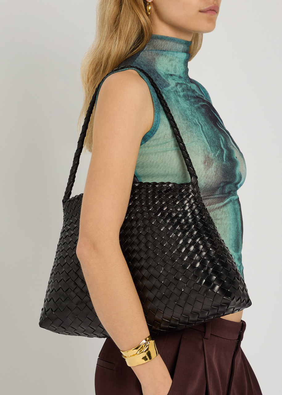 DRAGON DIFFUSION Santa Maria woven leather shoulder bag | Harvey