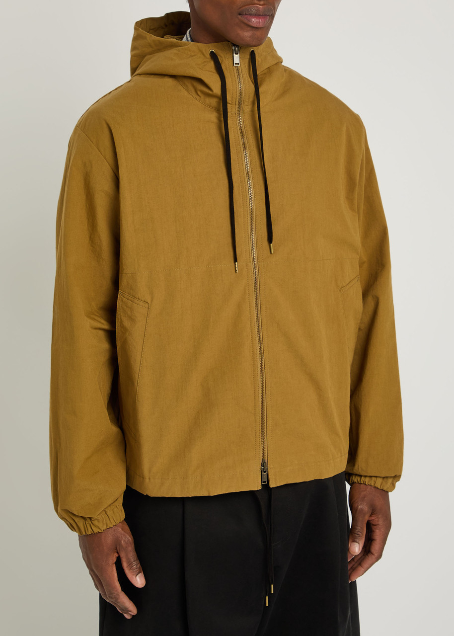 STUDIO NICHOLSON ベージュ オーバーサイズパーカー AW17 M STUDIO NICHOLSON Avon hooded cotton-blend anorak jacket | Harvey
