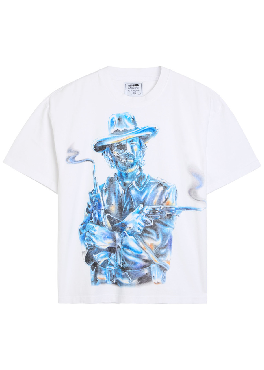 トップス vaquera scattered dollars t-shirt 25ss VAQUERA White Scattered Dollars T-shirt Vaquera