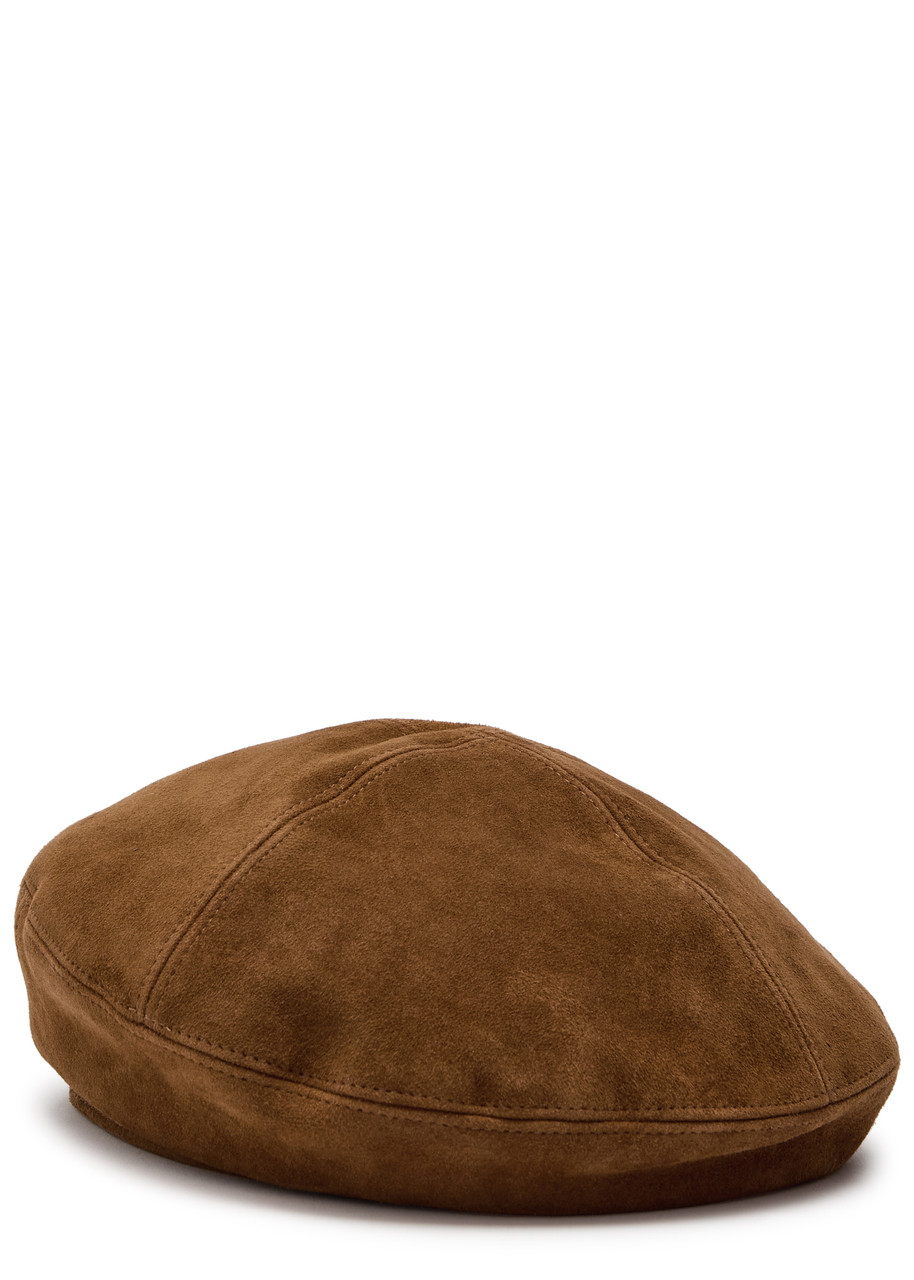 LACK OF COLOR Priya suede beret | Harvey Nichols