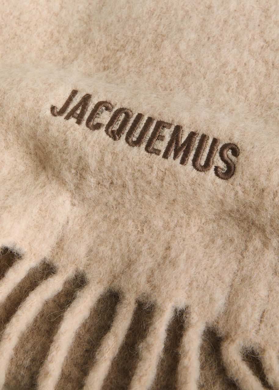 JACQUEMUS Le Moisson alpaca-blend scarf | Harvey Nichols
