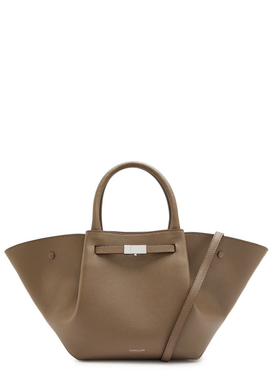 DEMELLIER The New York midi grained leather tote | Harvey Nichols
