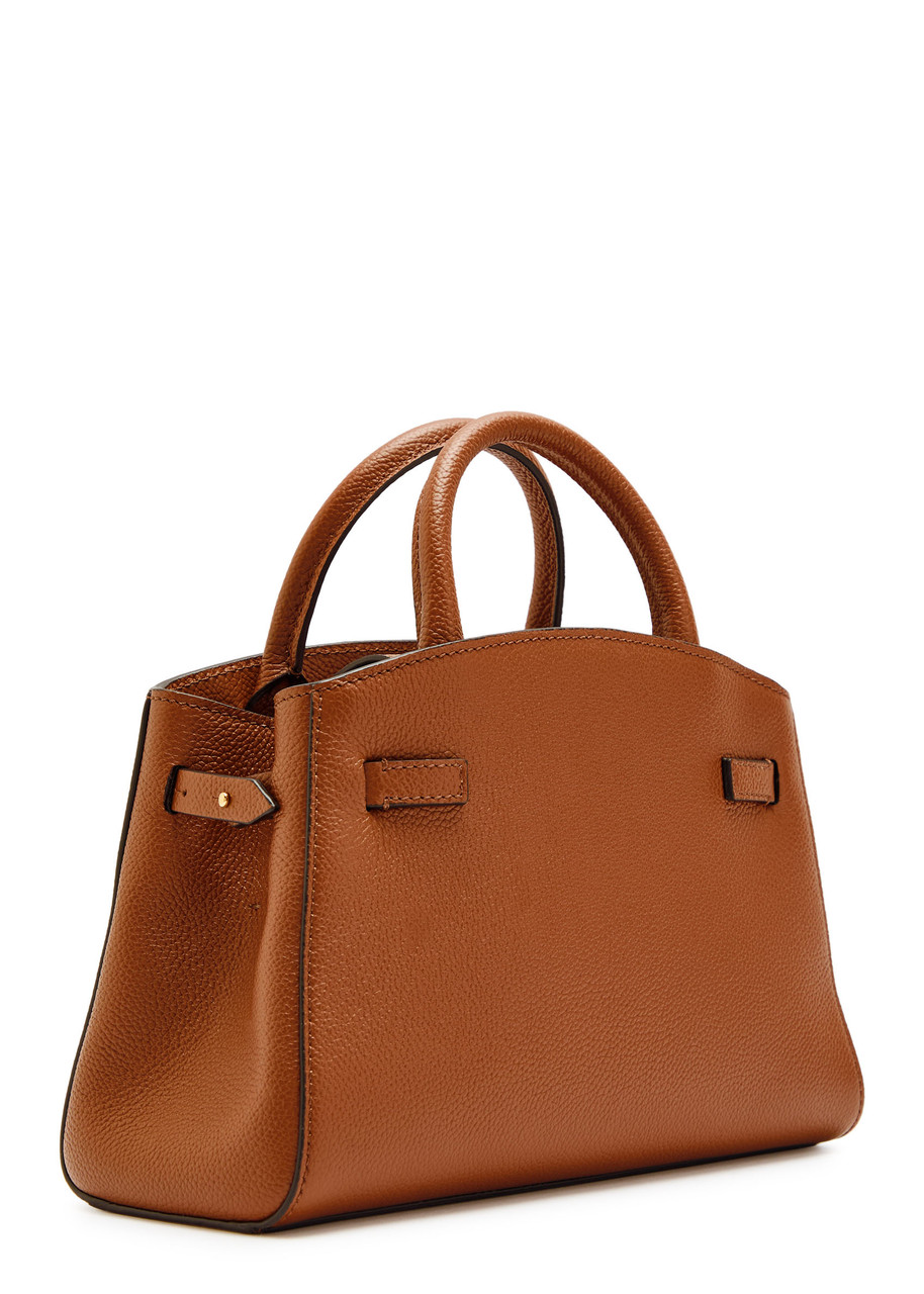 DEMELLIER The Small Hudson grained leather top handle bag | Harvey