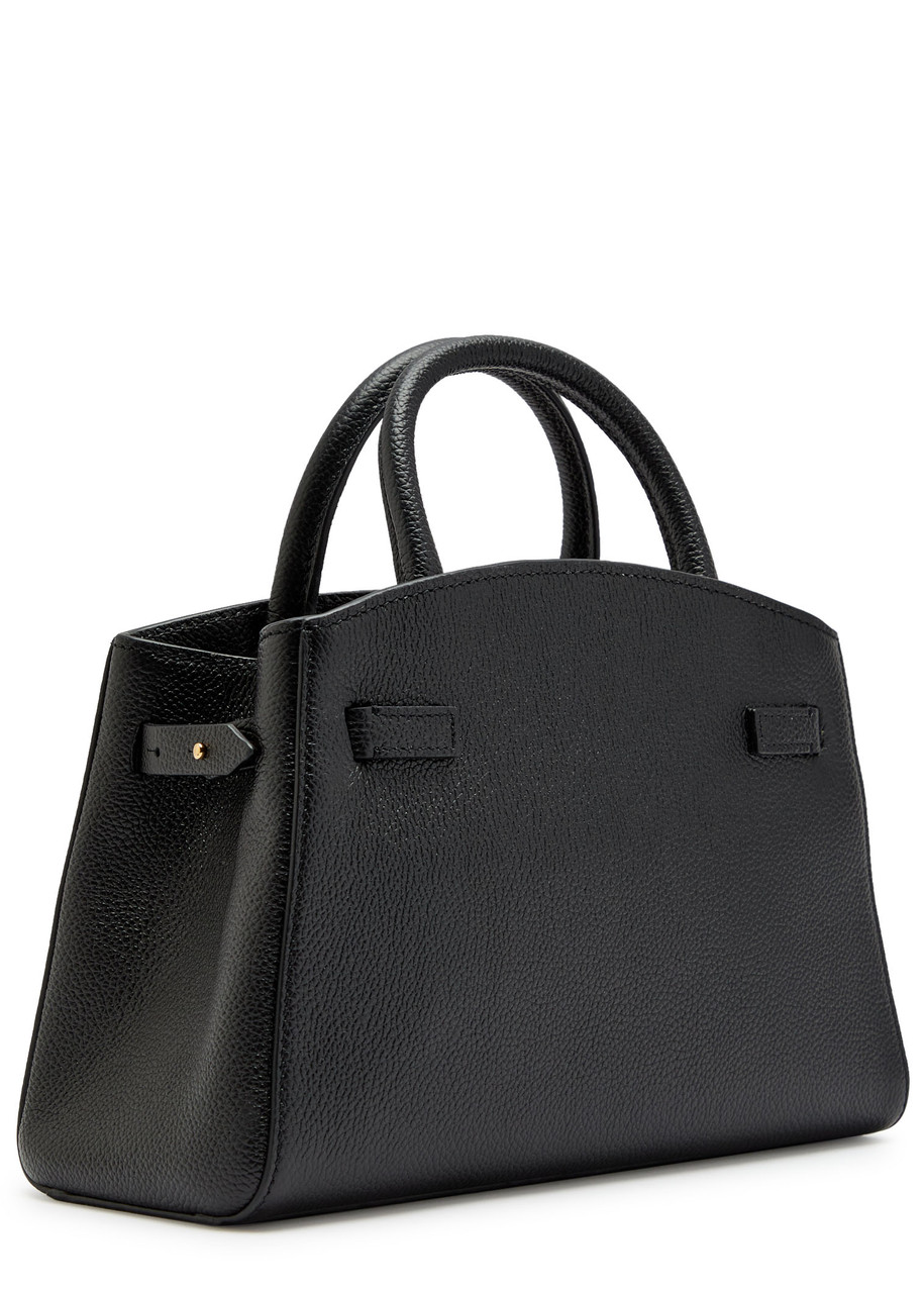 DEMELLIER The Small Hudson grained leather top handle bag | Harvey