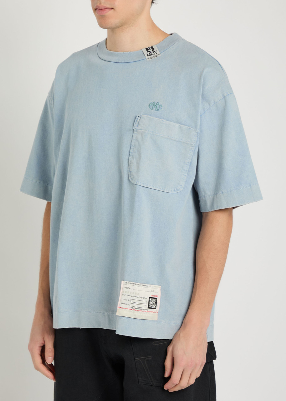 MAISON MIHARA YASUHIRO Distressed cotton T-shirt | Harvey Nichols