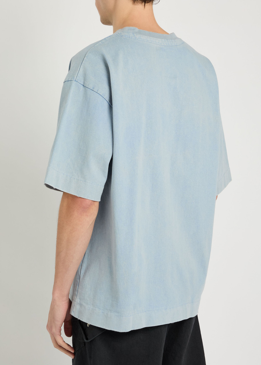 MAISON MIHARA YASUHIRO Distressed cotton T-shirt | Harvey Nichols