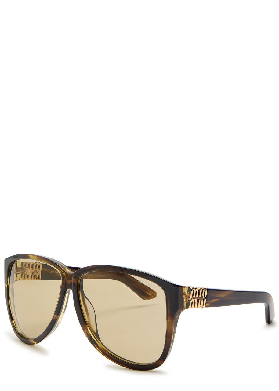 MIU MIU Butterfly-frame sunglasses | Harvey Nichols