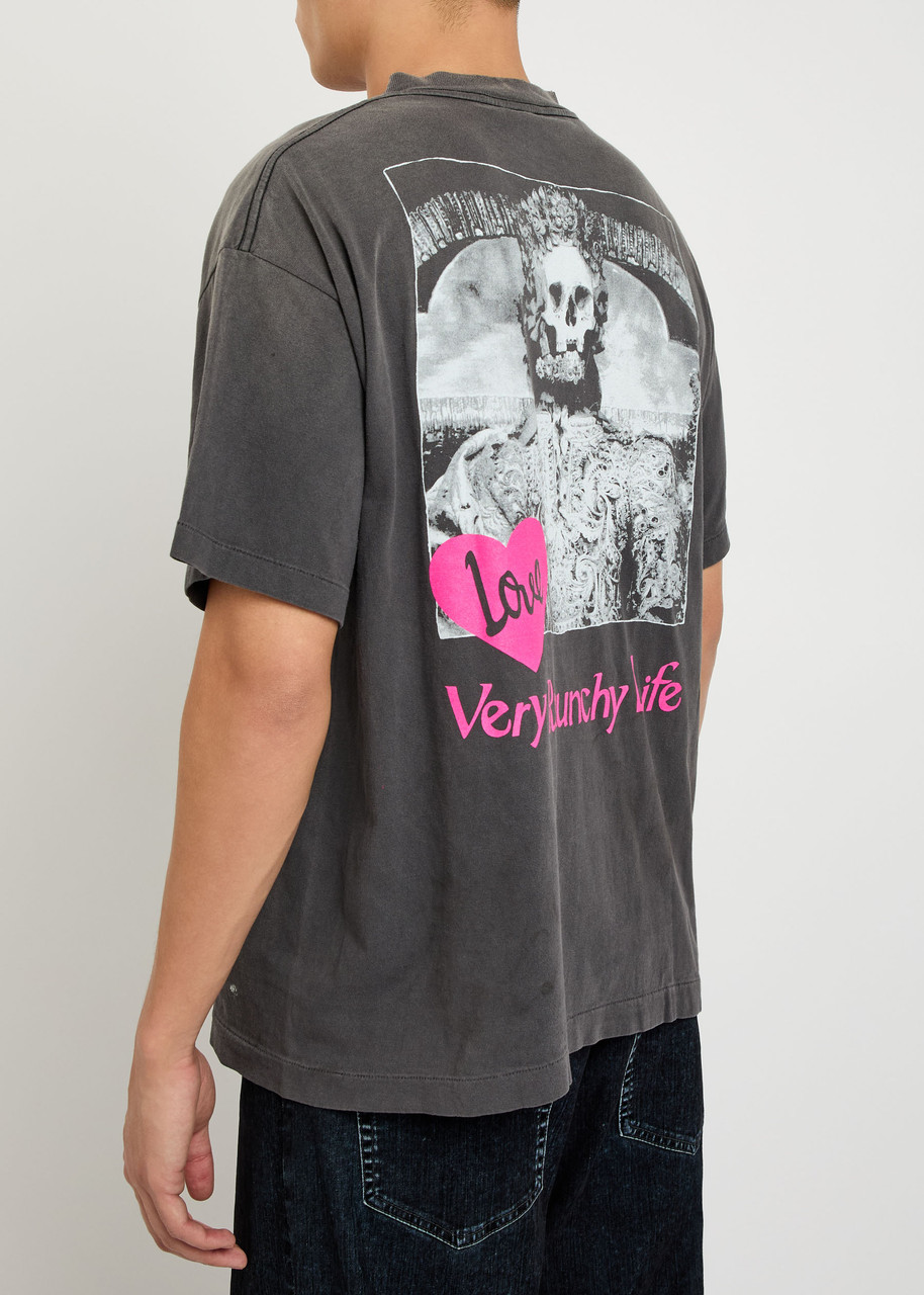 SAINT MXXXXXX Love printed cotton T-shirt | Harvey Nichols