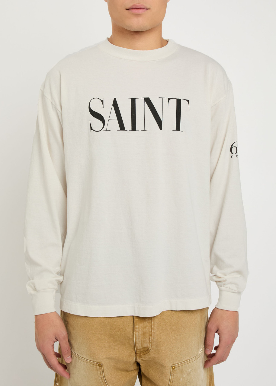 SAINT MXXXXXX 666 printed cotton top | Harvey Nichols