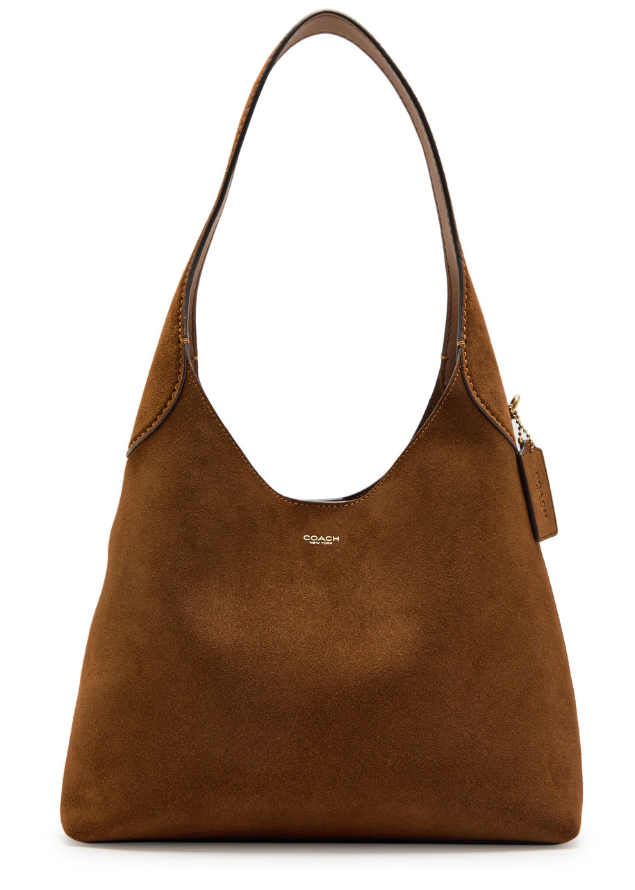 COACH Brooklyn 28 suede shoulder bag | Harvey Nichols