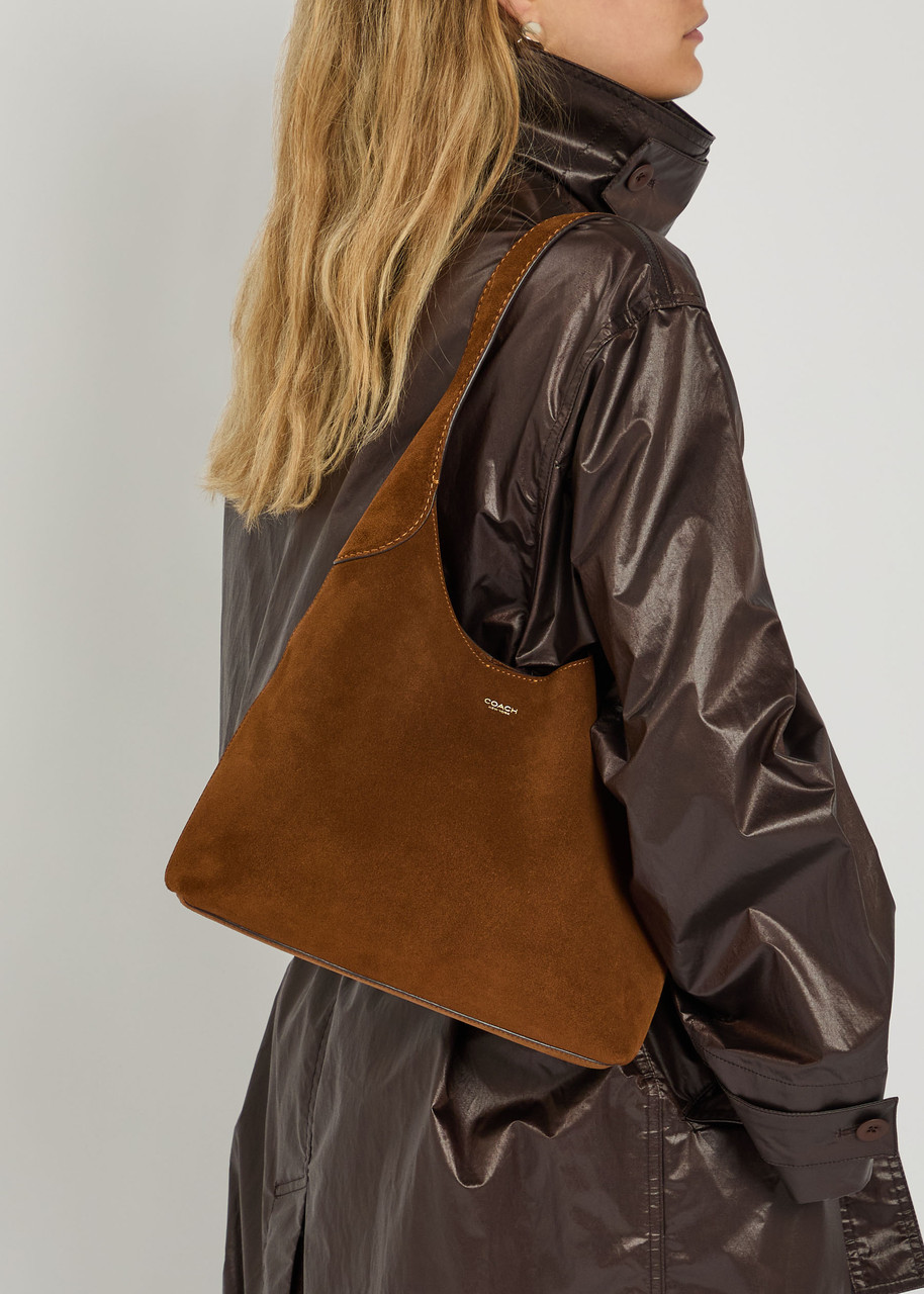 COACH Brooklyn 28 suede shoulder bag | Harvey Nichols