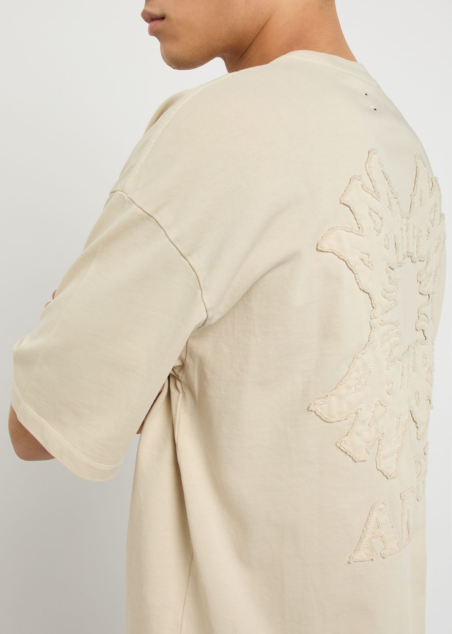 AMIRI Amiri Quad logo-appliquéd cotton T-shirt | Harvey Nichols