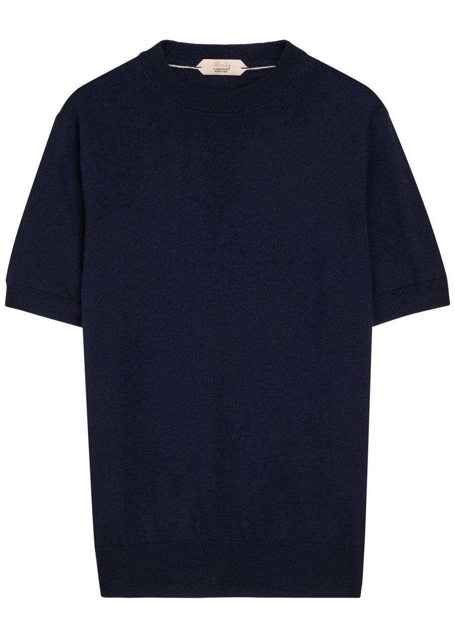 AURÉLIEN Knit merino wool T-shirt | Harvey Nichols