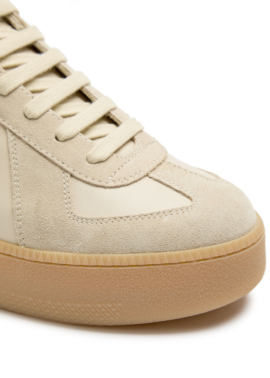 MAISON MARGIELA Replica Wedge panelled leather sneakers | Harvey