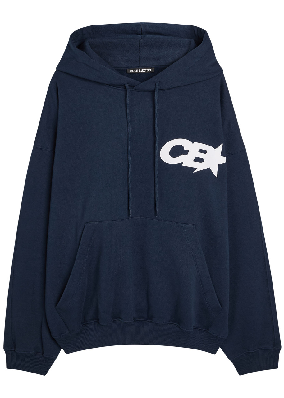 COLE BUXTON Star Racing hooded printed cotton sweatshirt | Harvey
