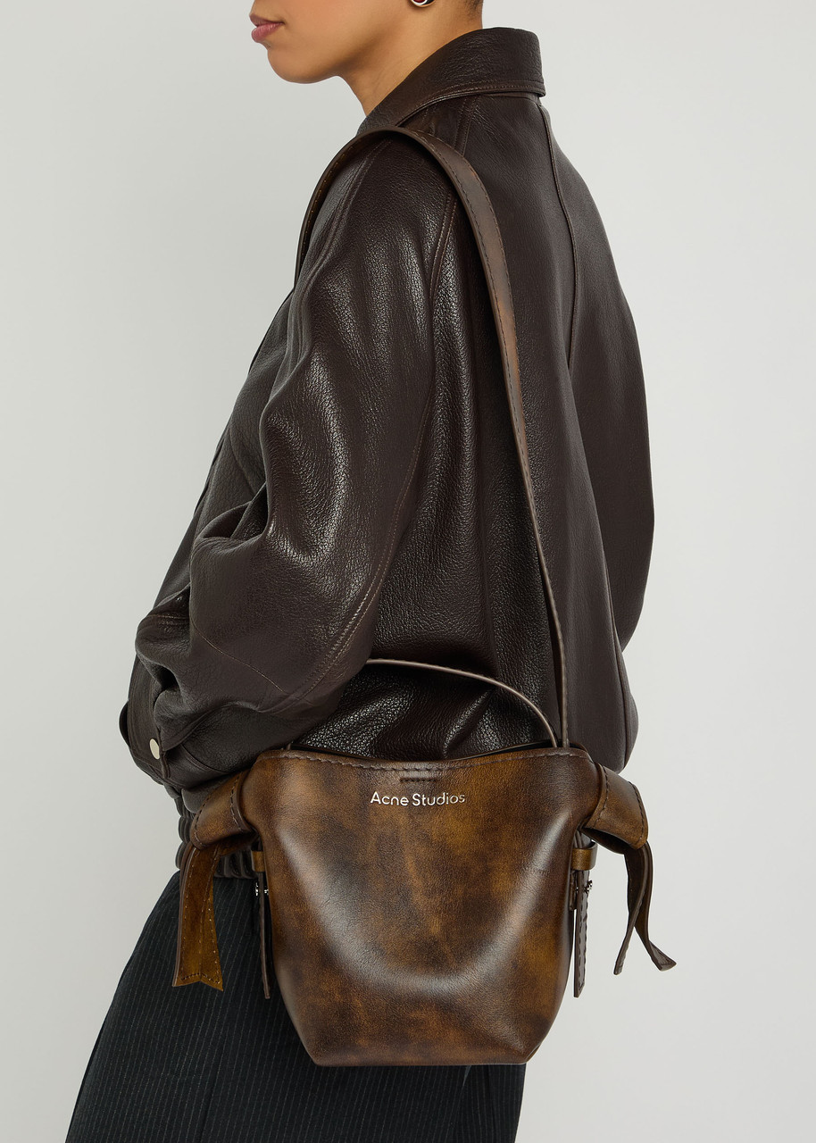 ACNE STUDIOS Musubi mini leather shoulder bag | Harvey Nichols