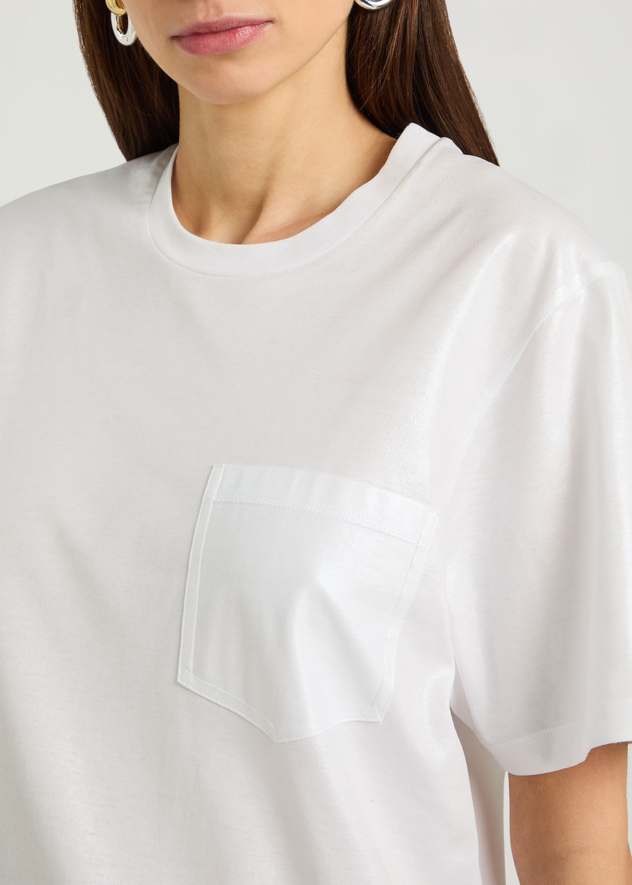 Maison Margiela ホワイト Tシャツ MAISON MARGIELA Coated cotton T-shirt | Harvey Nichols