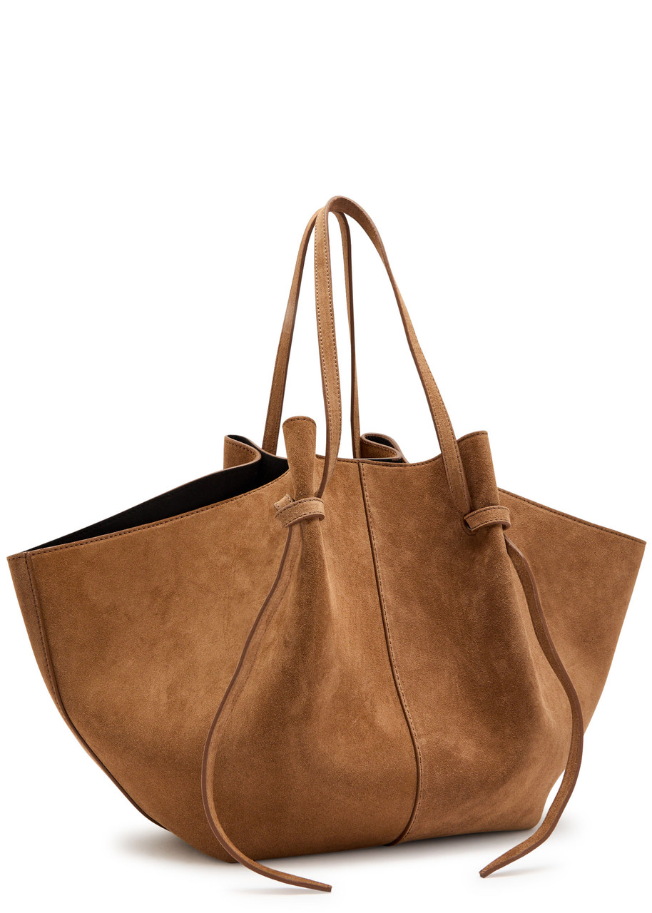 YUZEFI Mochi large suede tote bag | Harvey Nichols
