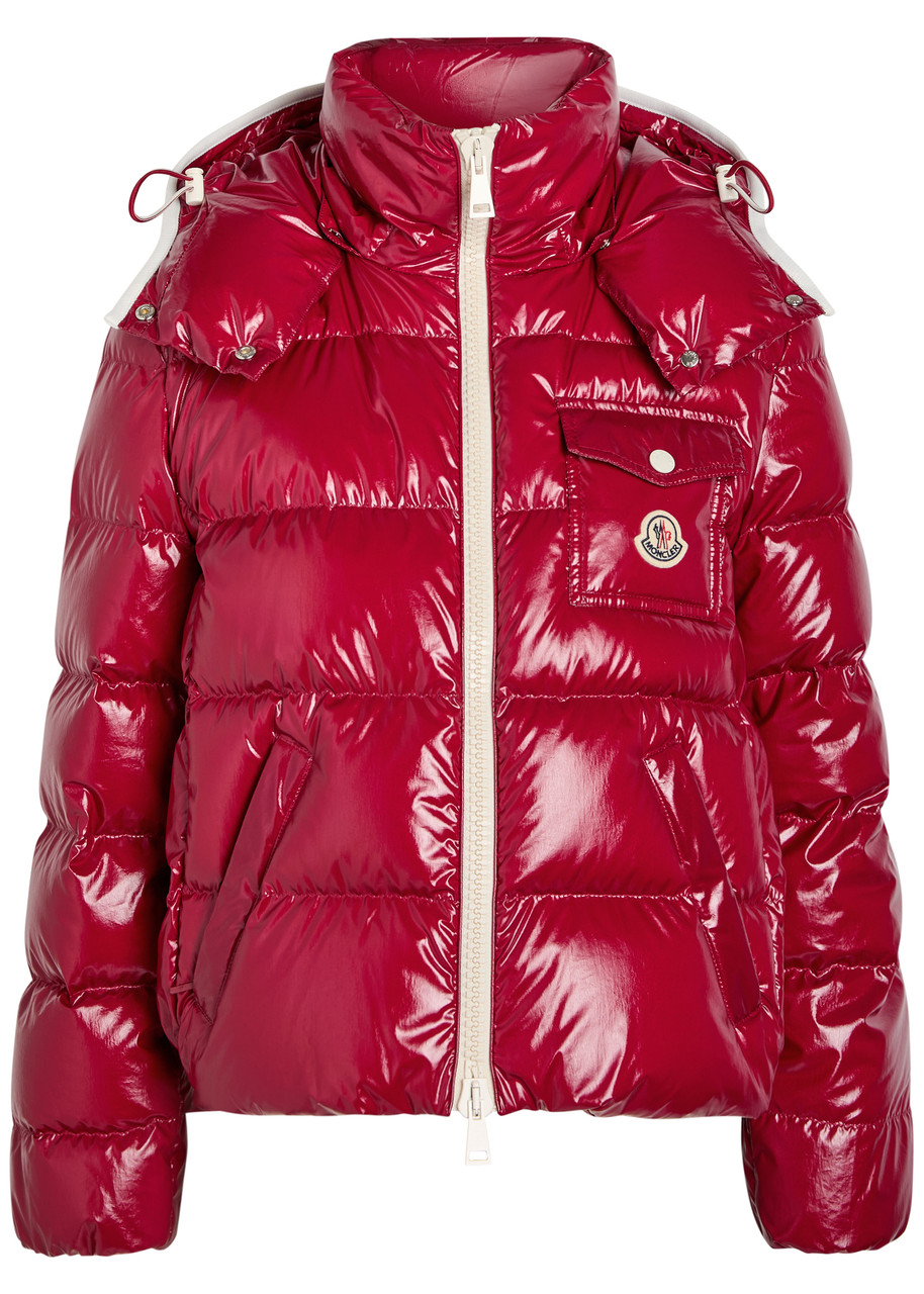 MONCLER Andro padded hooded glossed shell jacket | Harvey Nichols