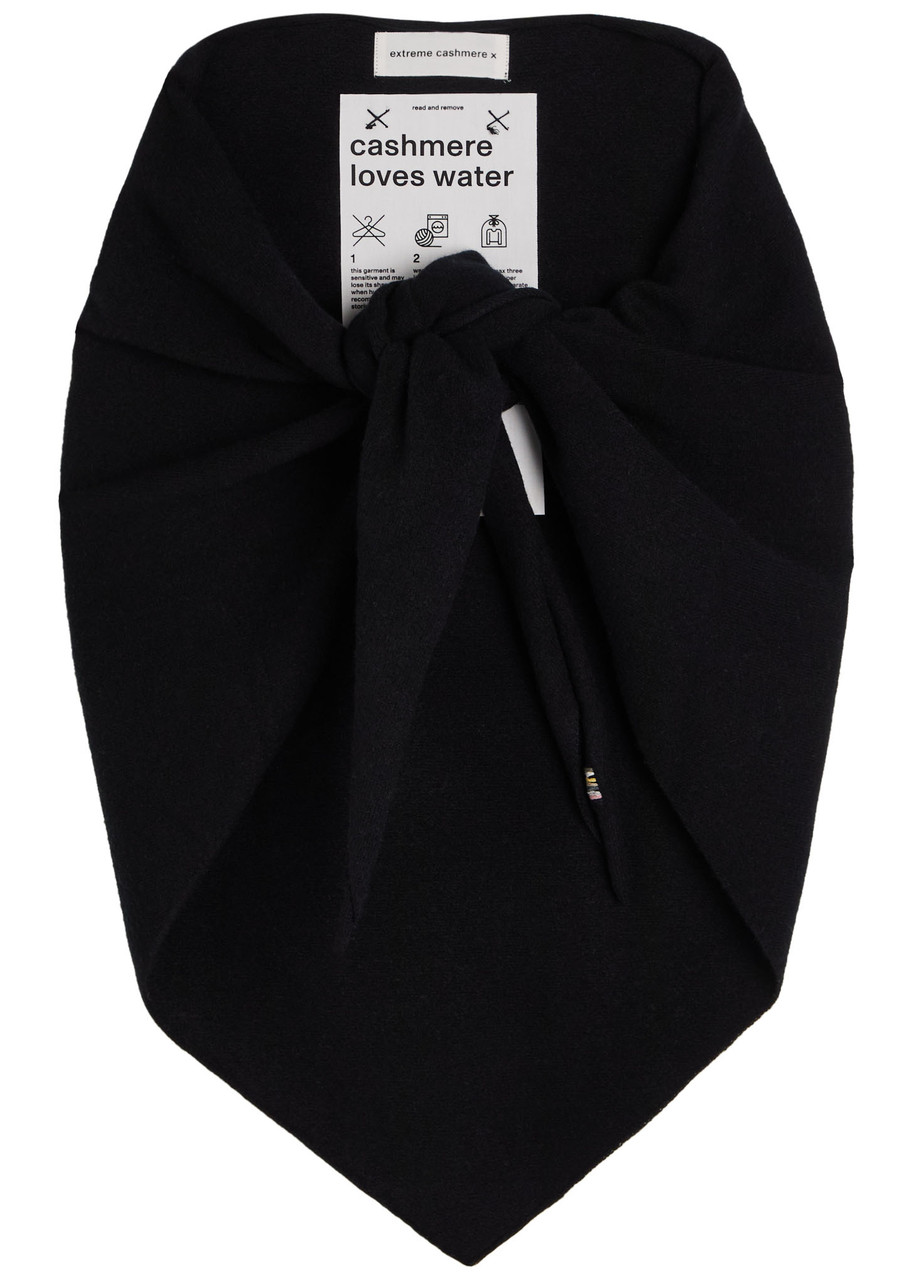 EXTREME CASHMERE N°150 Witch cashmere-blend triangle scarf