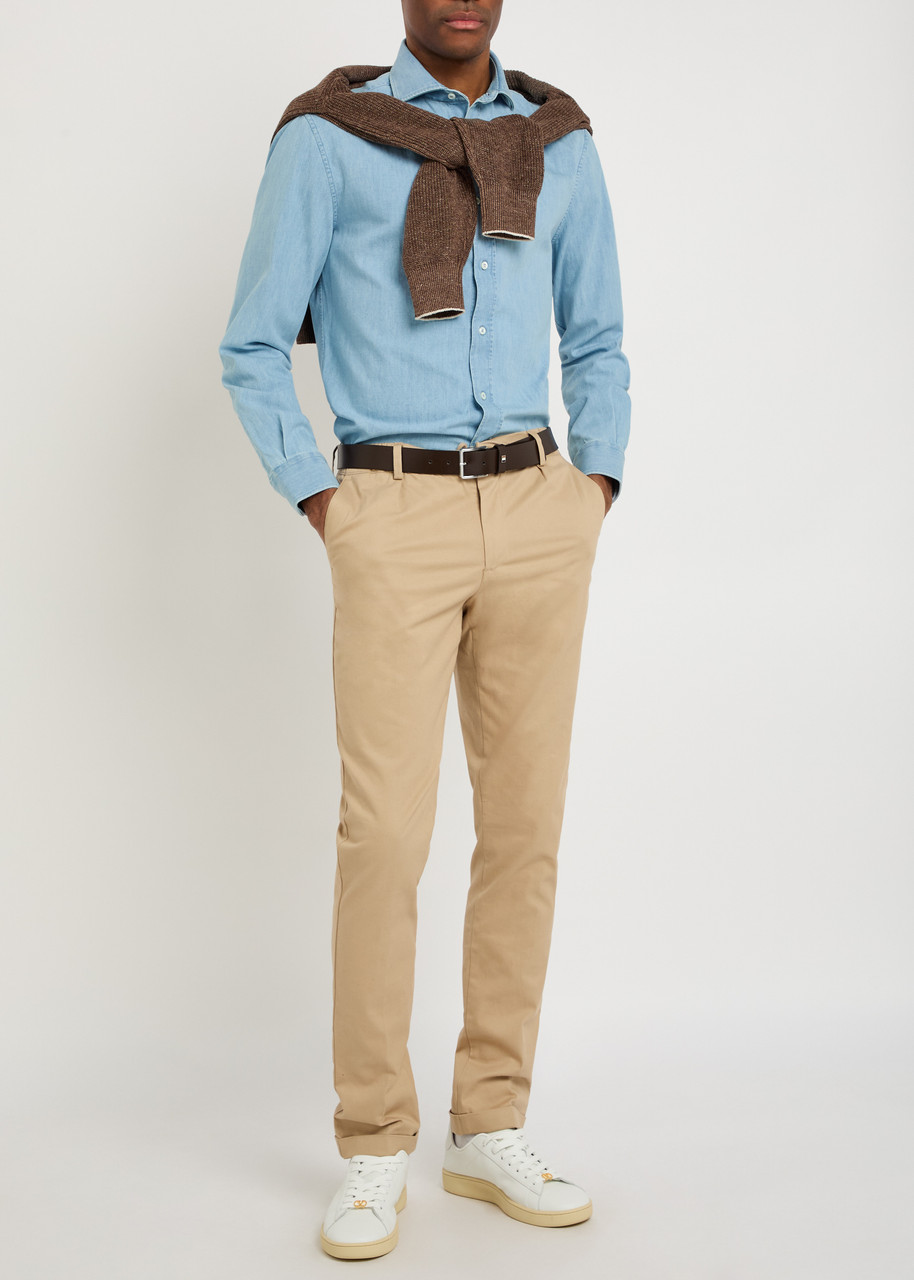 BRUNELLO CUCINELLI Denim shirt | Harvey Nichols
