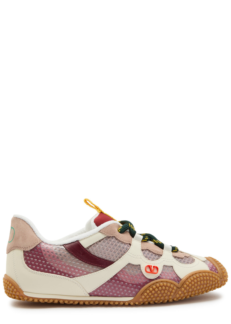 VALENTINO GARAVANI Amphibia panelled mesh sneakers | Harvey Nichols