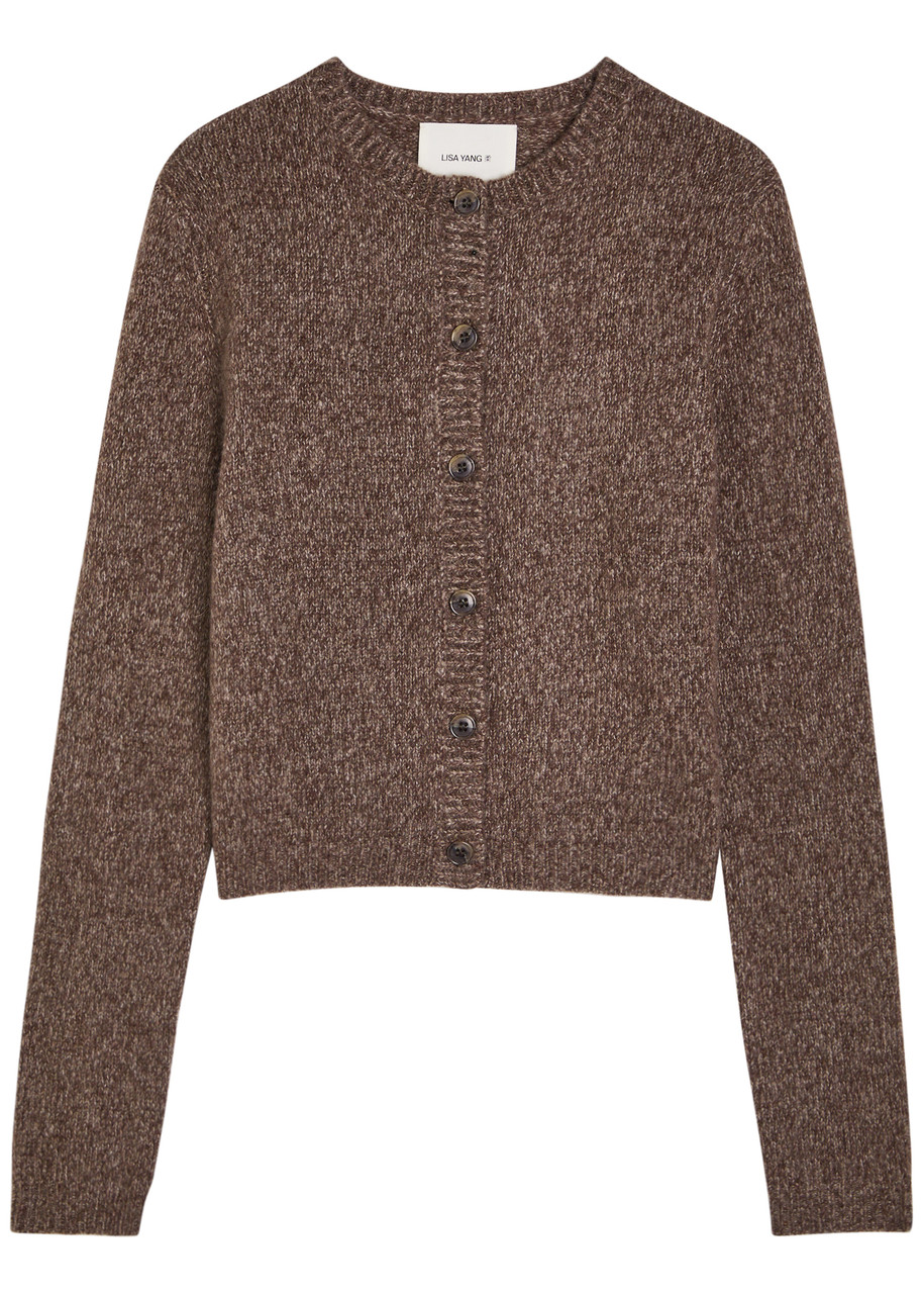 LISA YANG Felicia cashmere and silk-blend cardigan | Harvey Nichols