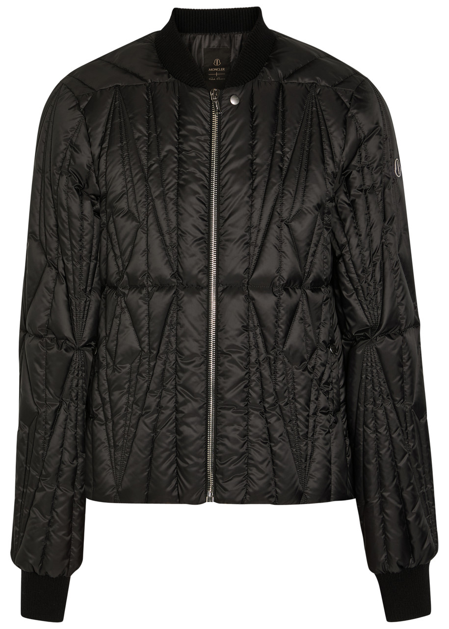 RICK OWENS X Moncler Geocamo padded shell flight jacket | Harvey