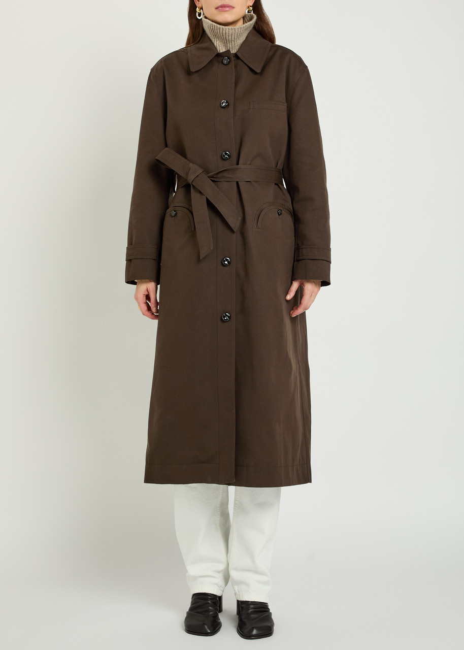 BLAZE MILANO Basoto belted cotton trench coat | Harvey Nichols