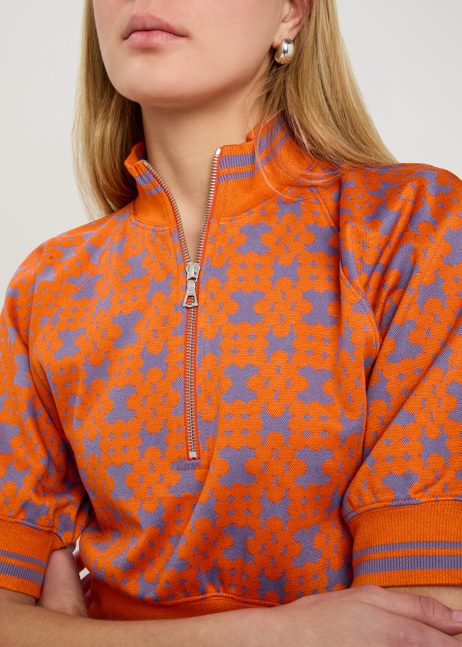 DRIES VAN NOTEN Hessium patterned knit top | Harvey Nichols