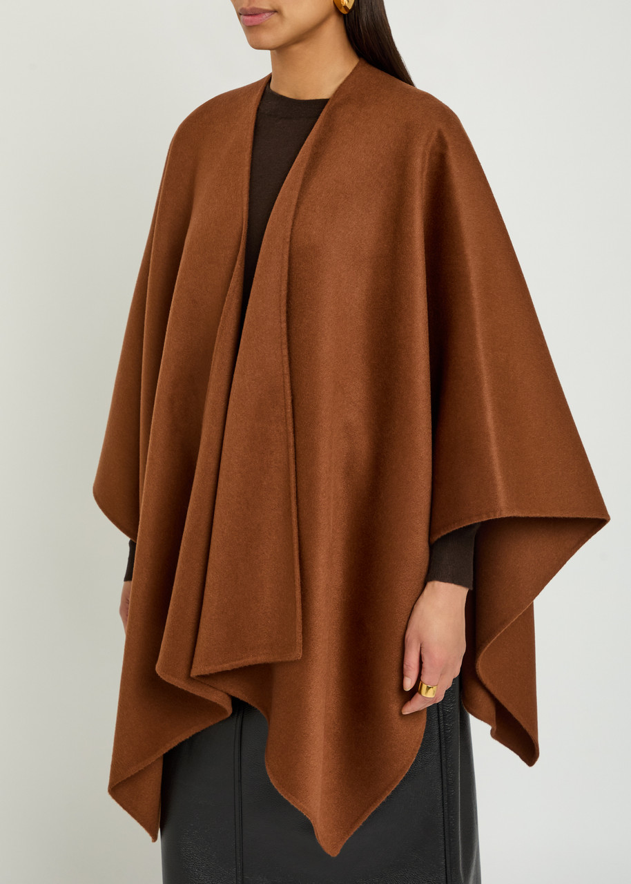 JOSEPH Cassidy wool and cashmere-blend cape coat | Harvey Nichols