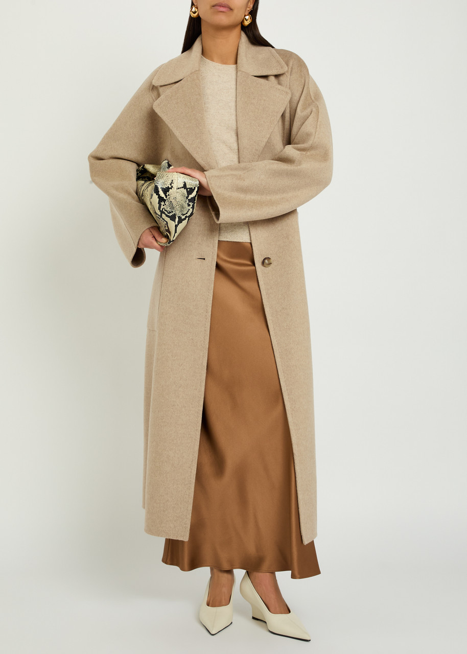 JOSEPH Spencer belted wool and cashmere-blend trench coat | Harvey