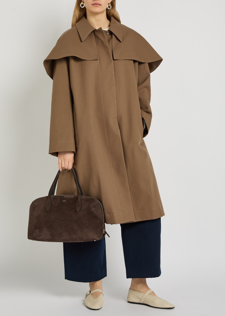 STUDIO NICHOLSON Detachable-cape cotton parka | Harvey Nichols