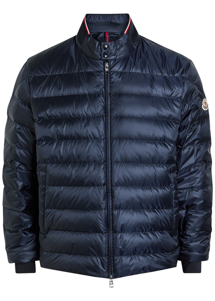 MONCLER Rigel Biker quilted nylon jacket | Harvey Nichols