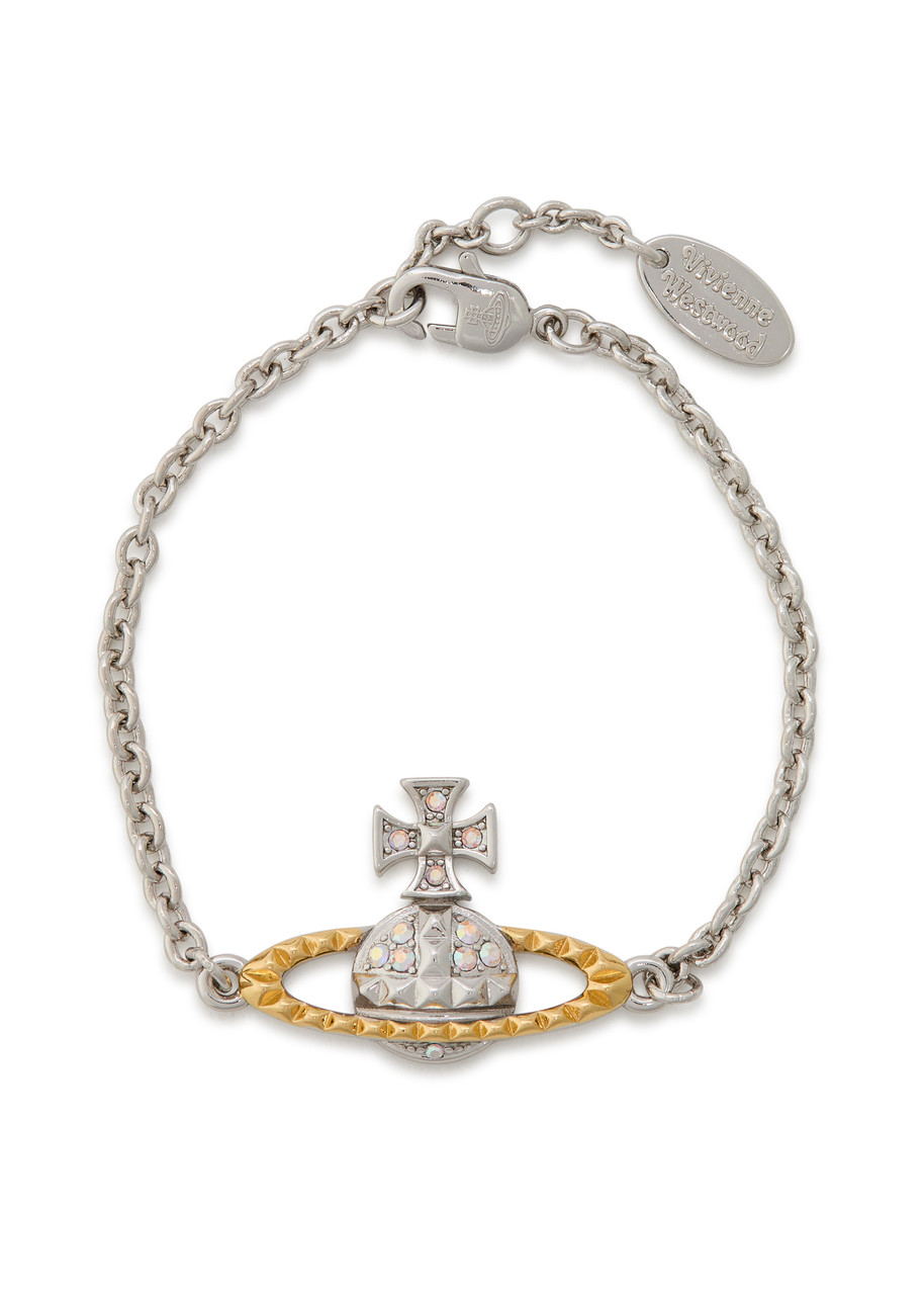 Vivienne Westwood ブレスレット VIVIENNE WESTWOOD Mayfair Bas Relief two-toned rhodium-plated