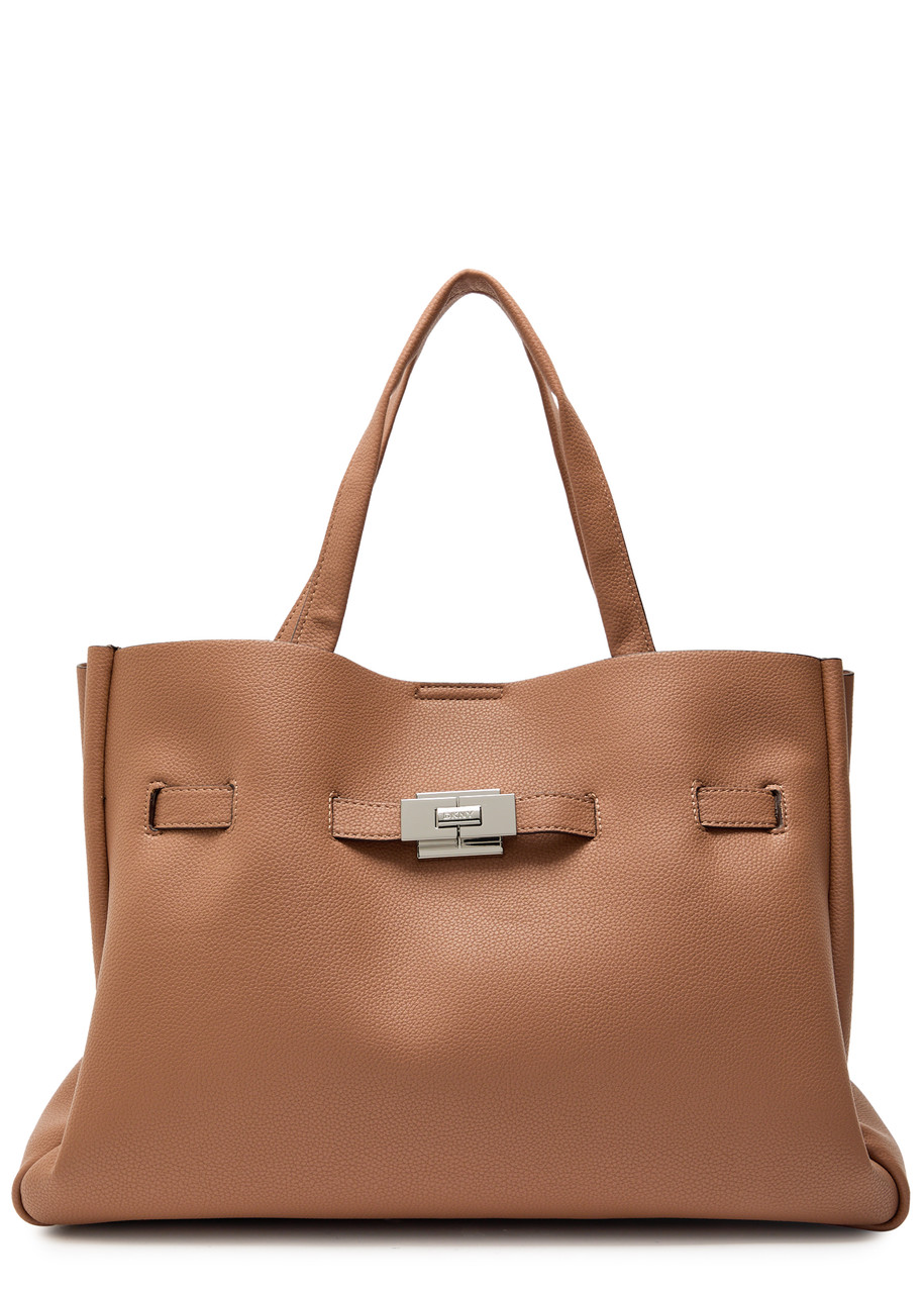 DKNY Bryar Large Satchel grained leather tote bag | Harvey Nichols