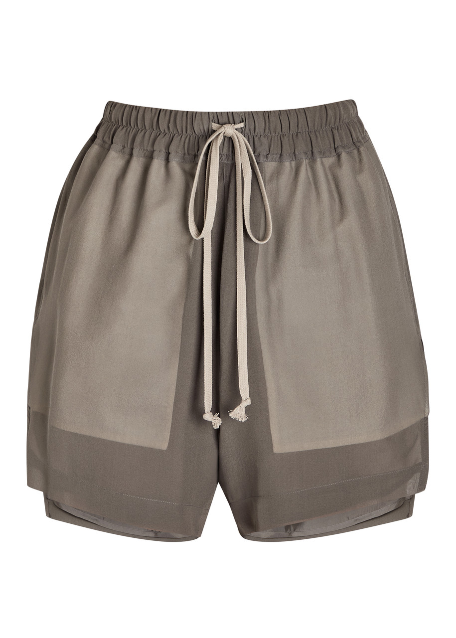 RICK OWENS Silk boxer shorts | Harvey Nichols