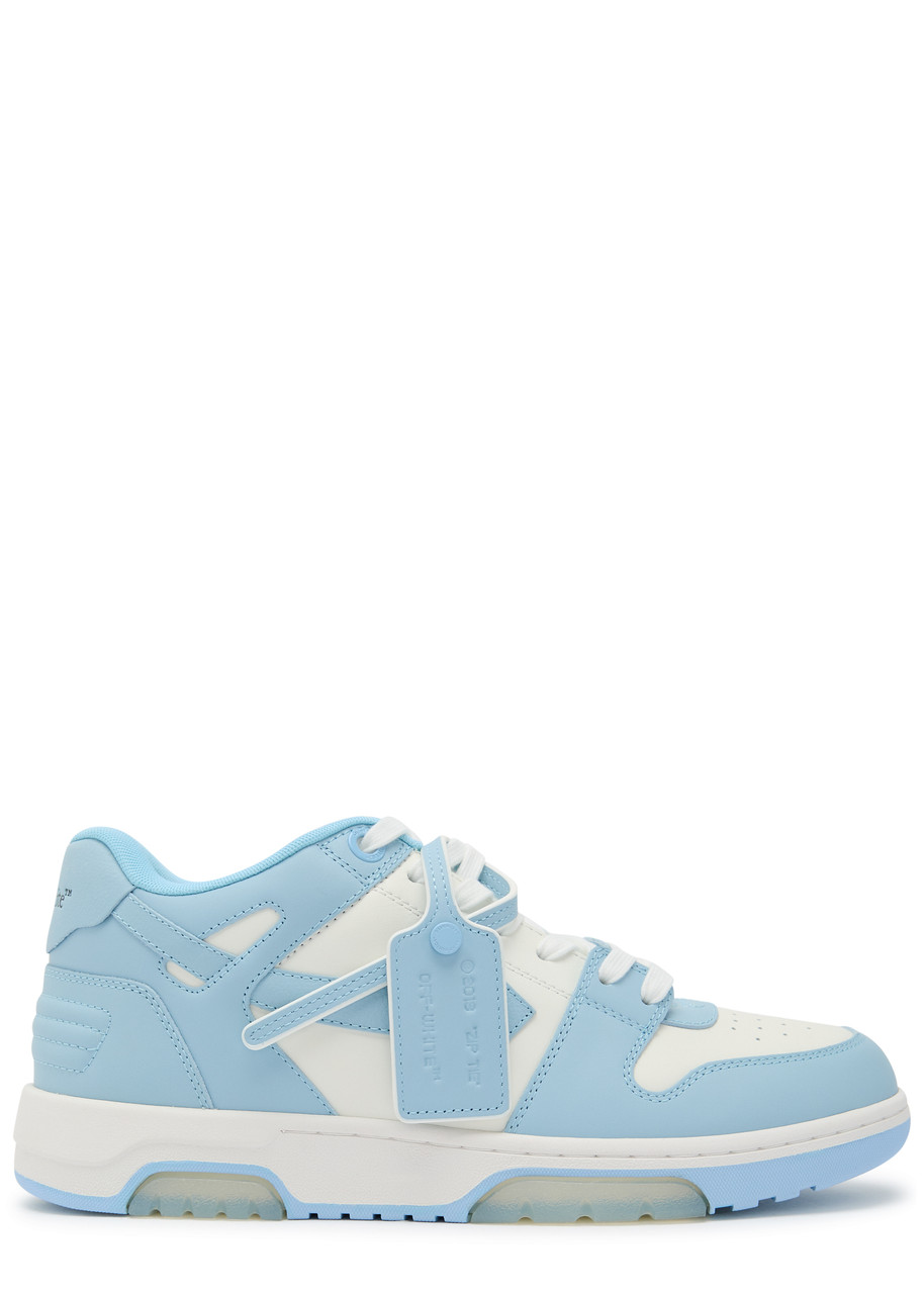 OFF-WHITE Out Of Office panelled leather sneakers | Harvey Nichols