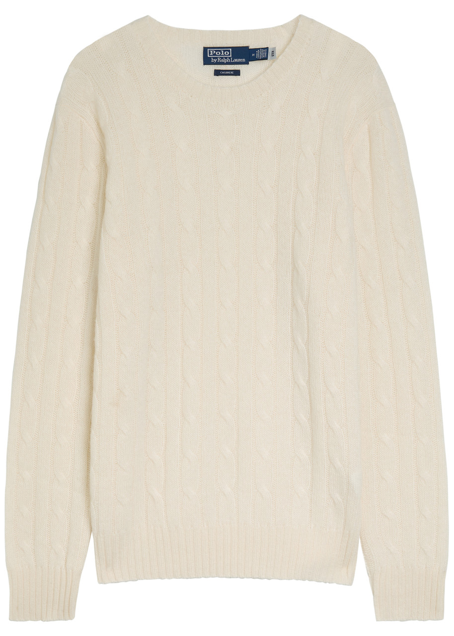 POLO RALPH LAUREN Cable-knit cashmere jumper | Harvey Nichols