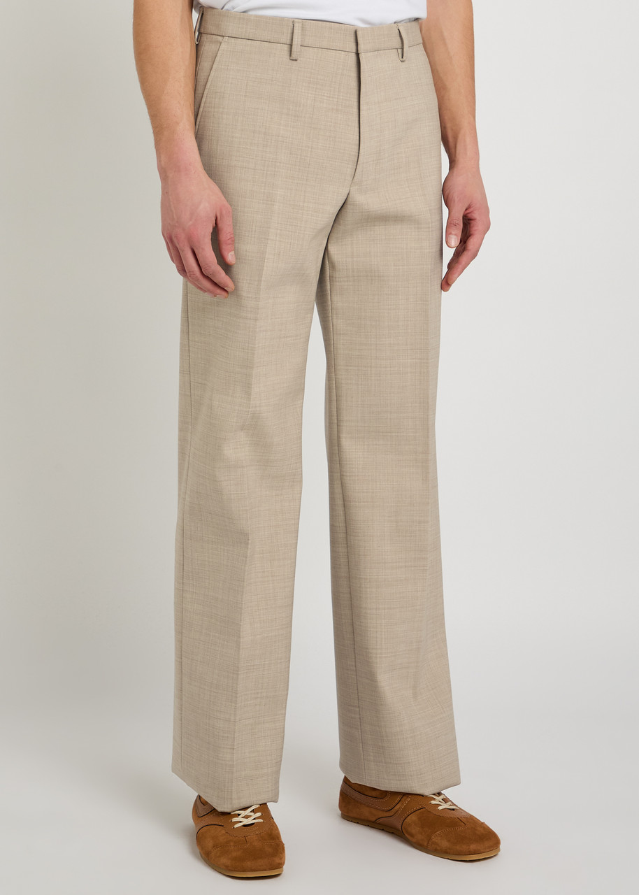 DRIES VAN NOTEN Panvel straight-cut woven trousers | Harvey Nichols