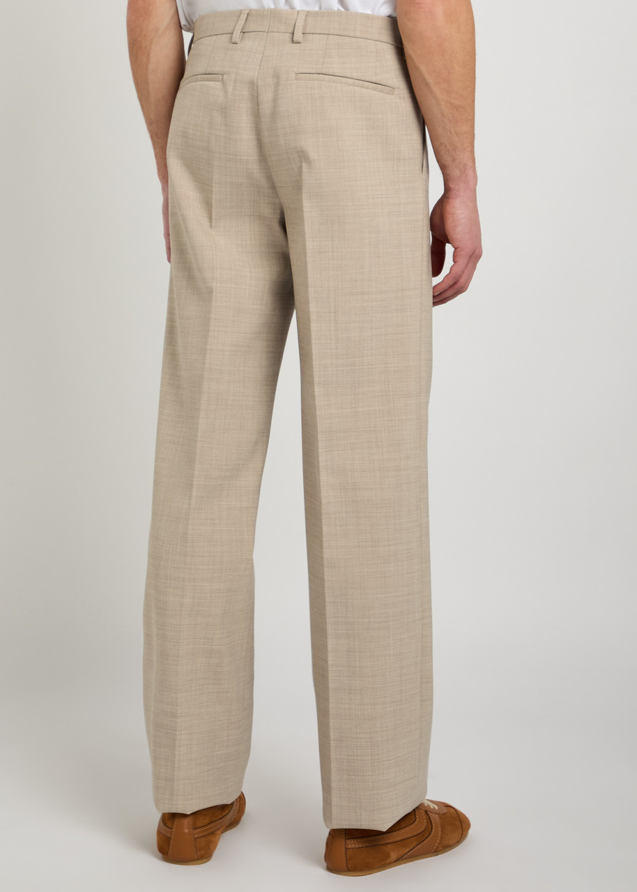 DRIES VAN NOTEN Panvel straight-cut woven trousers | Harvey Nichols