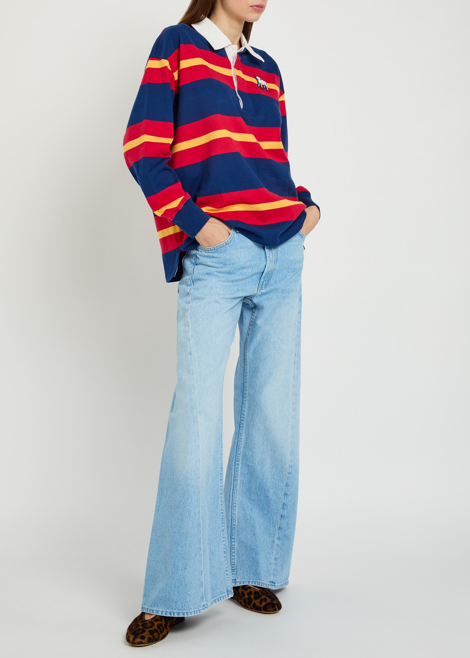 MOTHER The Lemon Twist wide-leg denim jeans | Harvey Nichols