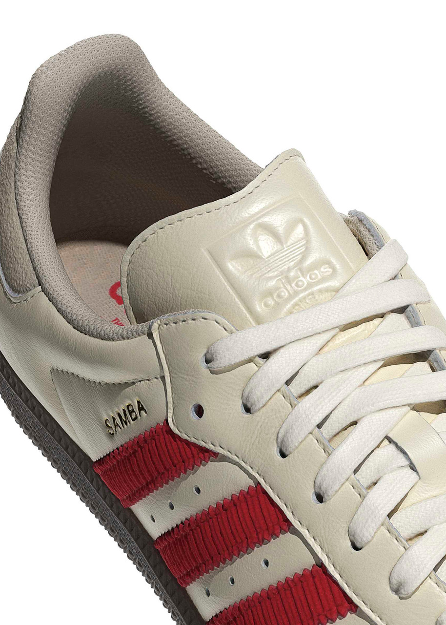 adidas gazelle silver green womens adidas Samba OG, Carbon / Better Scarlet / Gum main image 1