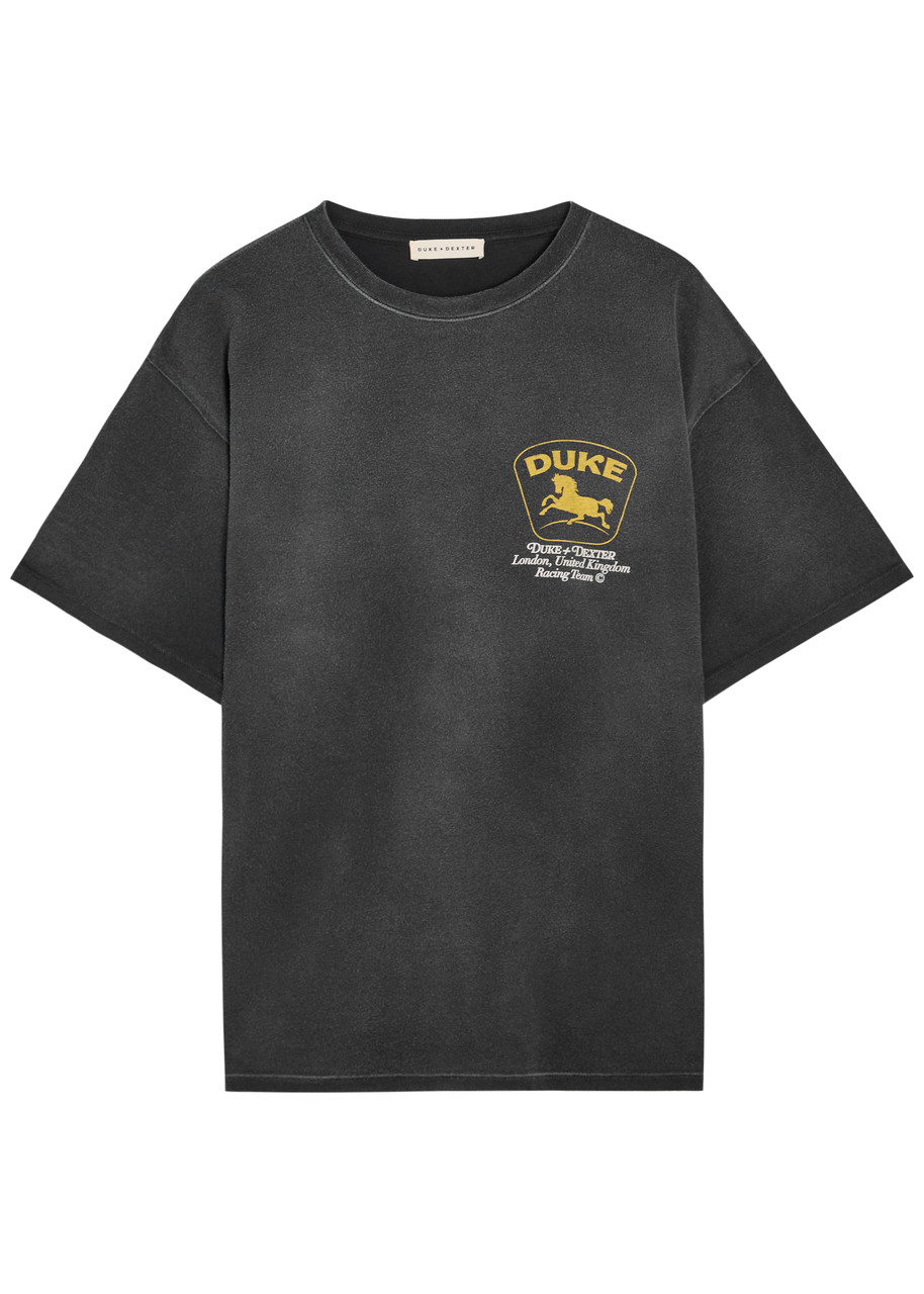 DUKE AND DEXTER Sponsors Vintage printed cotton T-shirt | Harvey