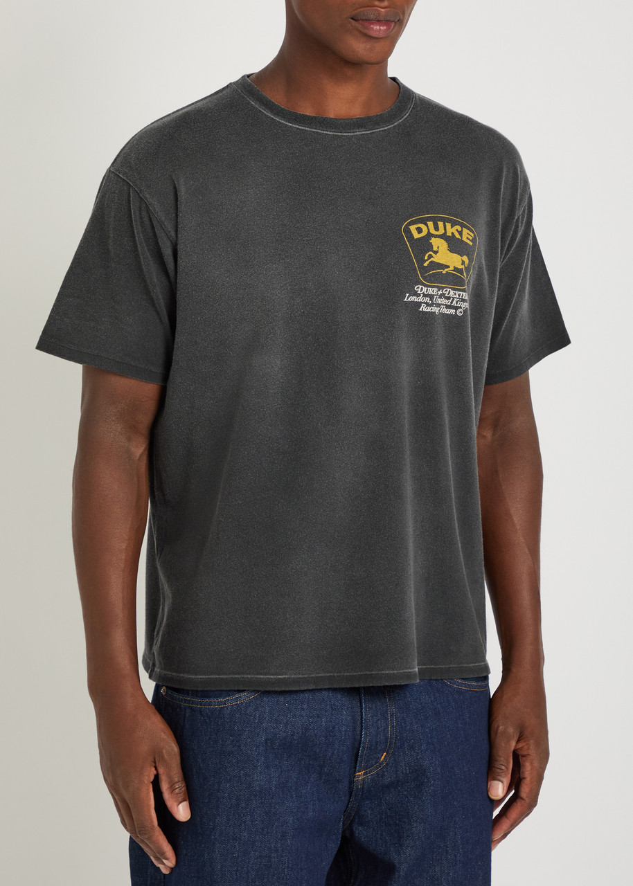 DUKE AND DEXTER Sponsors Vintage printed cotton T-shirt | Harvey