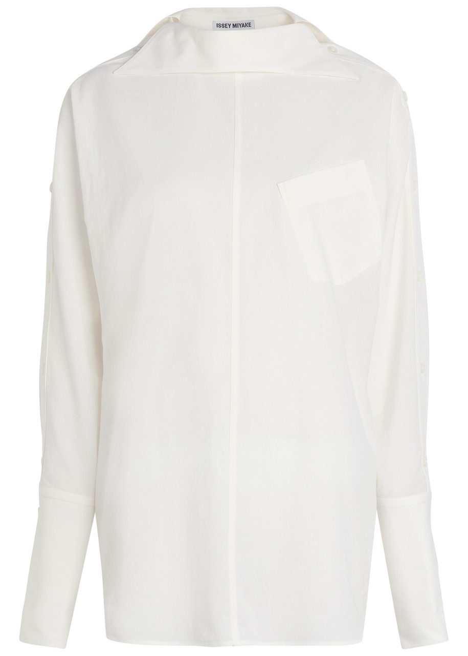 ISSEY MIYAKE Odd 2 cotton shirt | Harvey Nichols