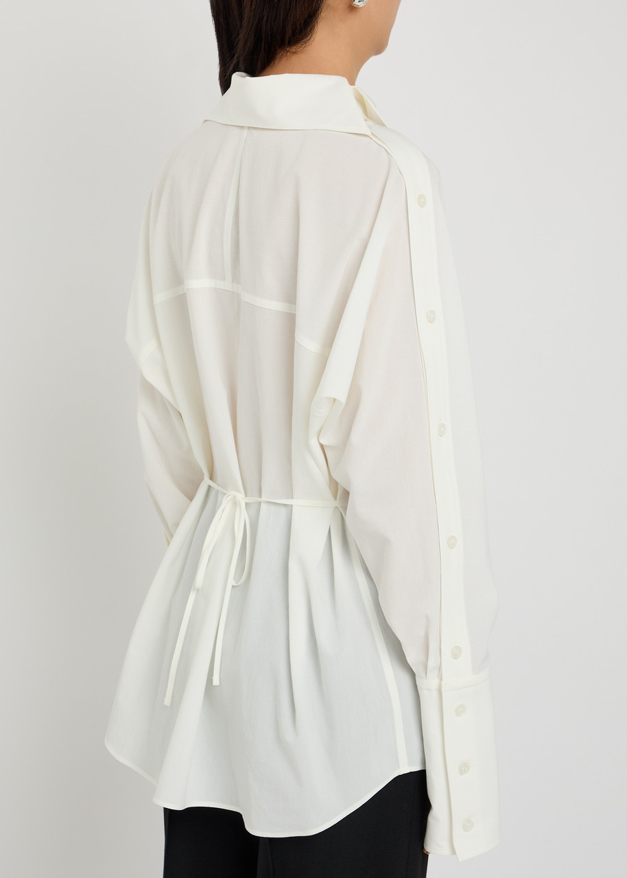 ISSEY MIYAKE Odd 2 cotton shirt | Harvey Nichols
