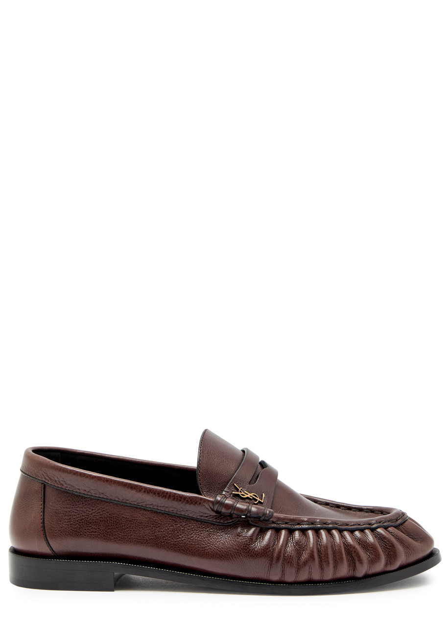 靴 saint laurent paris : leather loafers SAINT LAURENT Le Loafer 15 leather loafers | Harvey Nichols