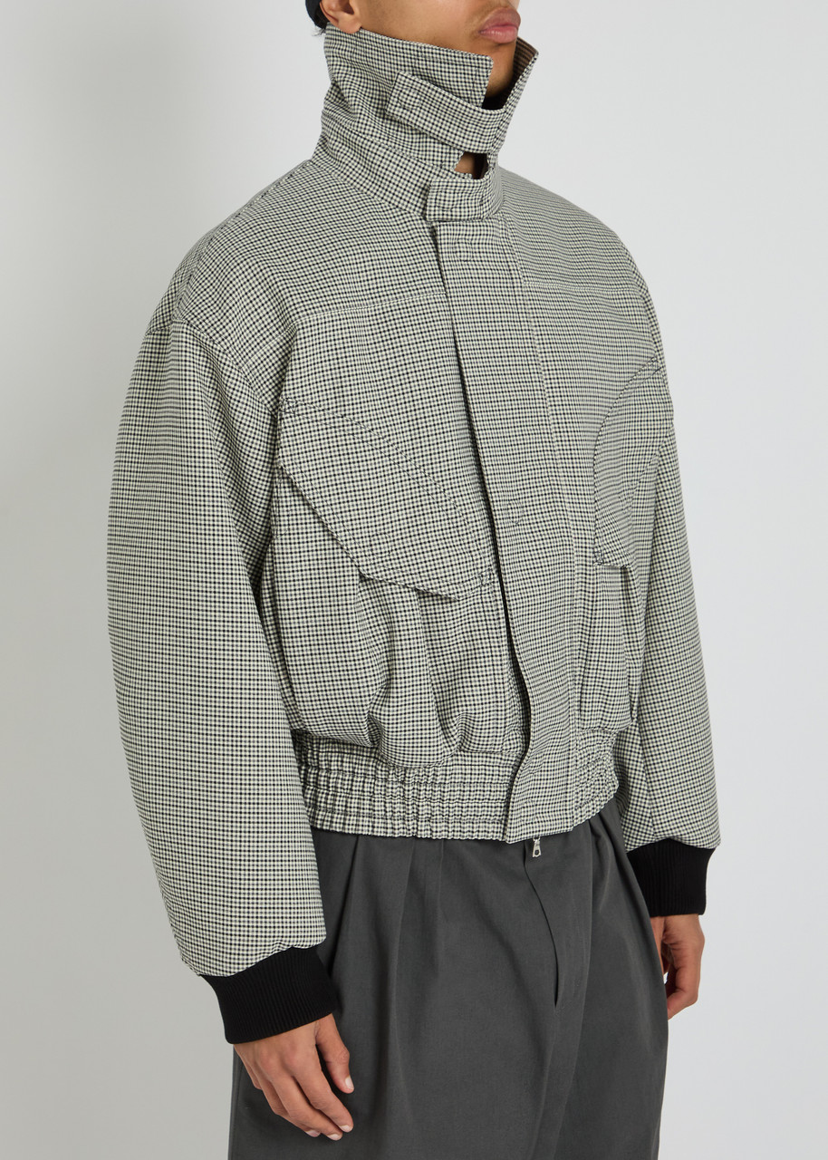 DRIES VAN NOTEN Vaas houndstooth woven jacket | Harvey Nichols